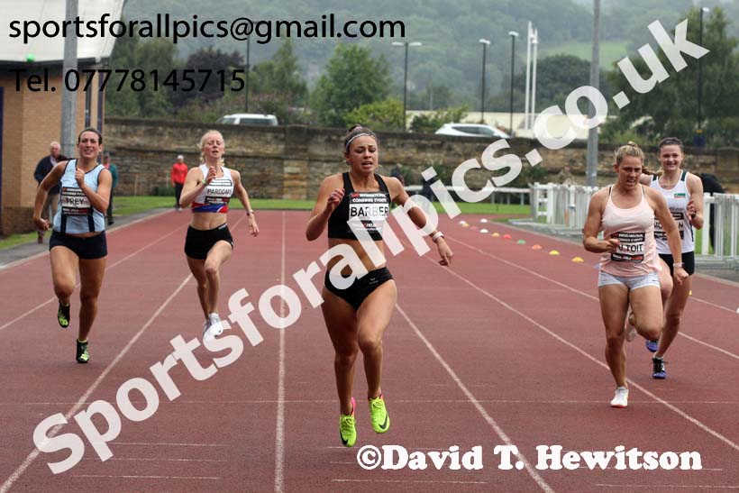 Womens heptathlon 200 metres, EAP International Cominted Events, Hexham. Photo: David T. Hewitson/Sports for All Pics